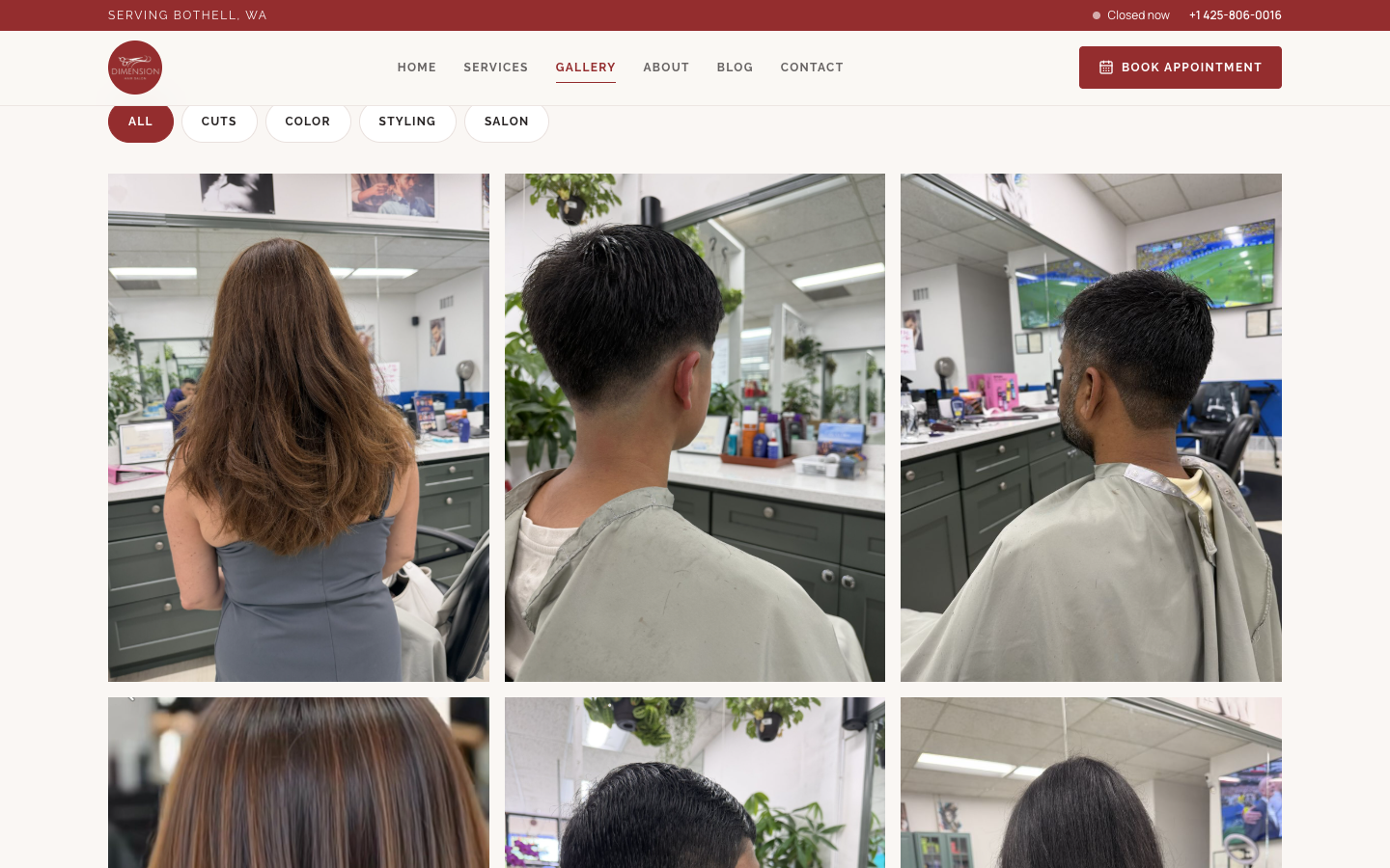 Dimension Hair Salon screenshot